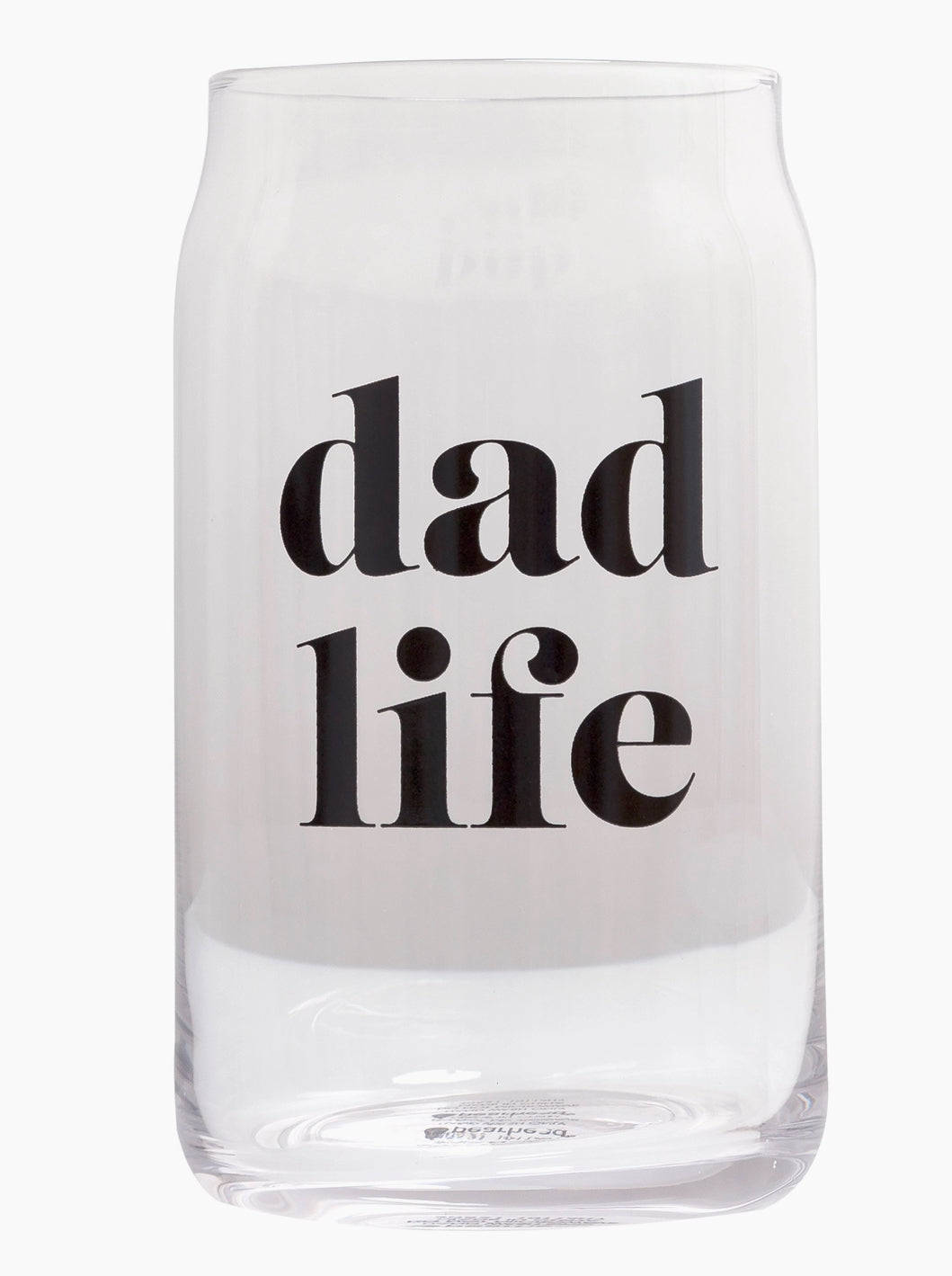 Dad Life Glass Can