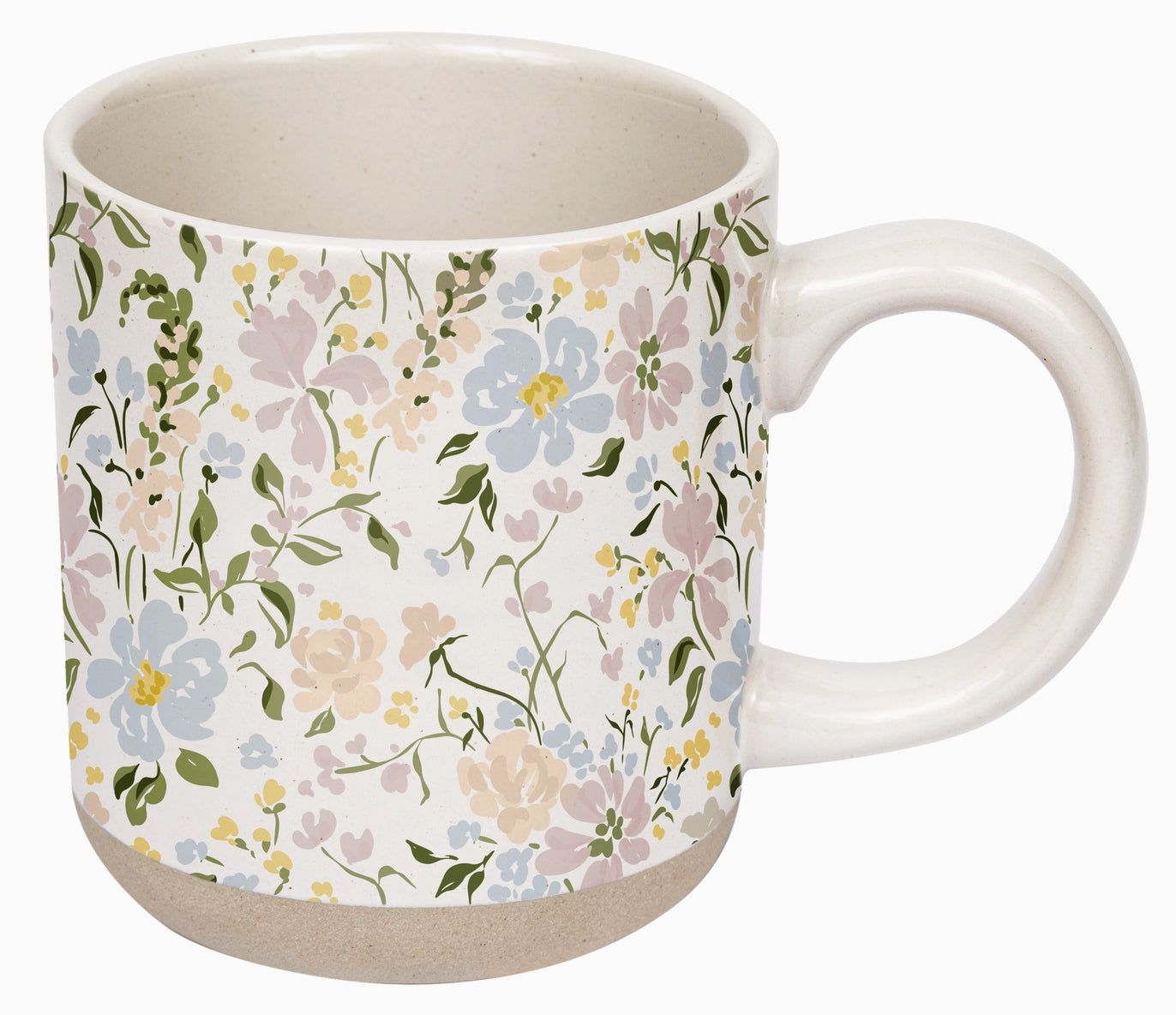 Floral Stoneware Mug
