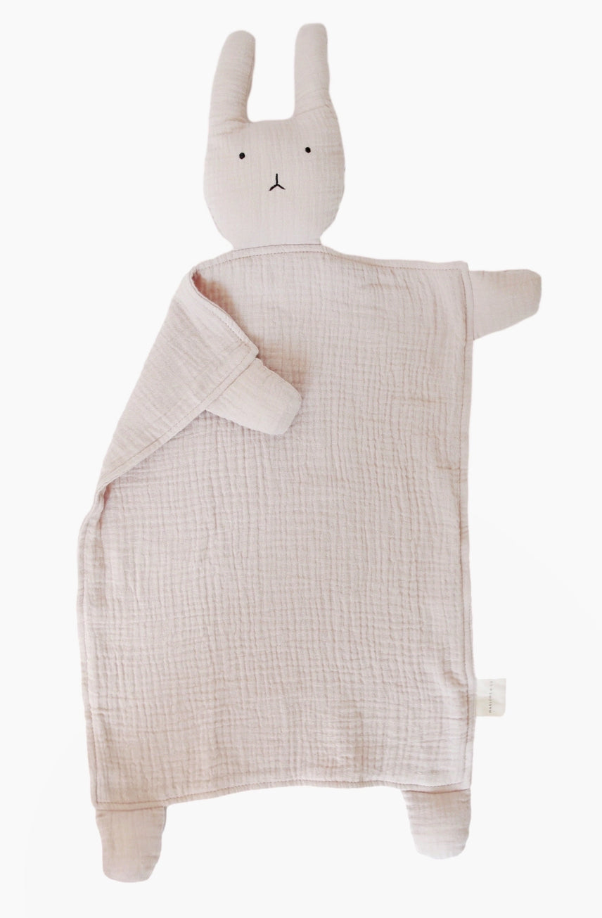 Organic Cotton Bunny Lovey Blanket
