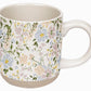 Floral Stoneware Mug