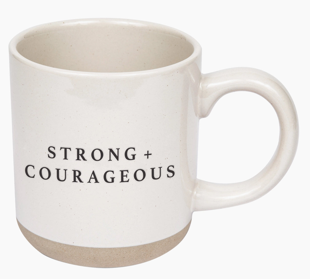 Strong & Courageous Stoneware Mug